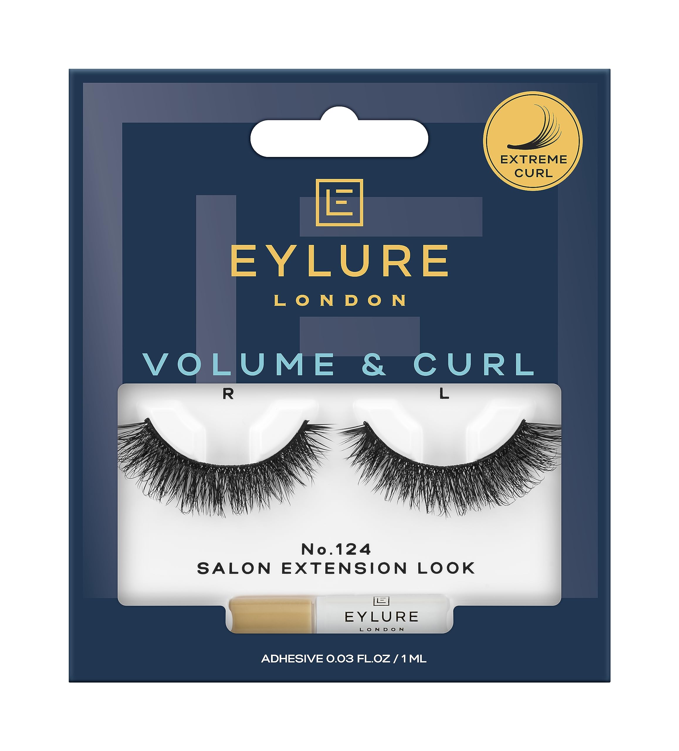 Eylure Volume & Curl No. 124 False Lashes — image 1