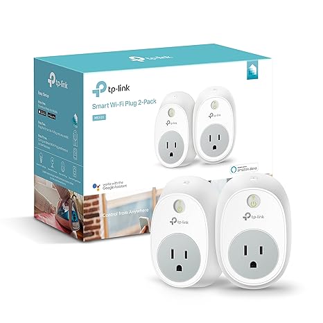 TP-Link HS100 Smart Plug, Wi-Fi, Works with Alexa, Control Your Devices from anywhere (HS100 KIT) by TP-Link