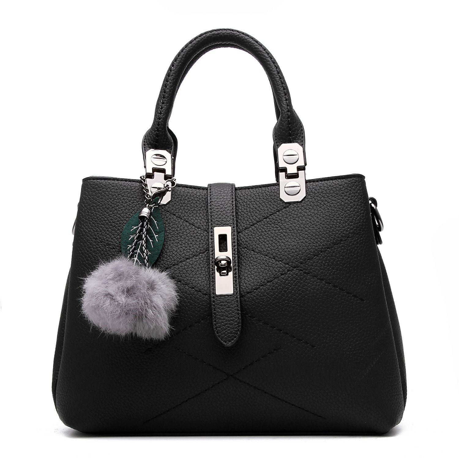 paradox ladies hand bag womens purses satchel shoulder bags, black