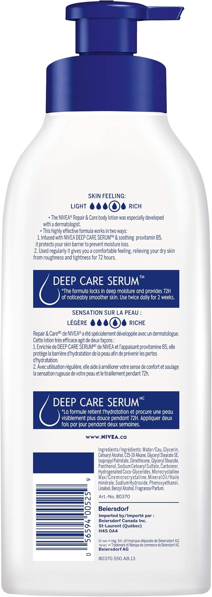 nivea repair and care 72h review