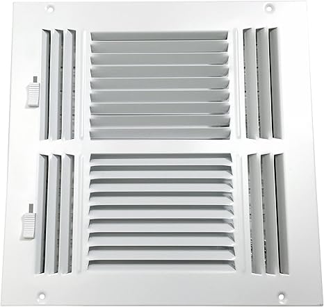Accord Abswwh41010 Sidewall Ceiling Register With 4 Way Design 10