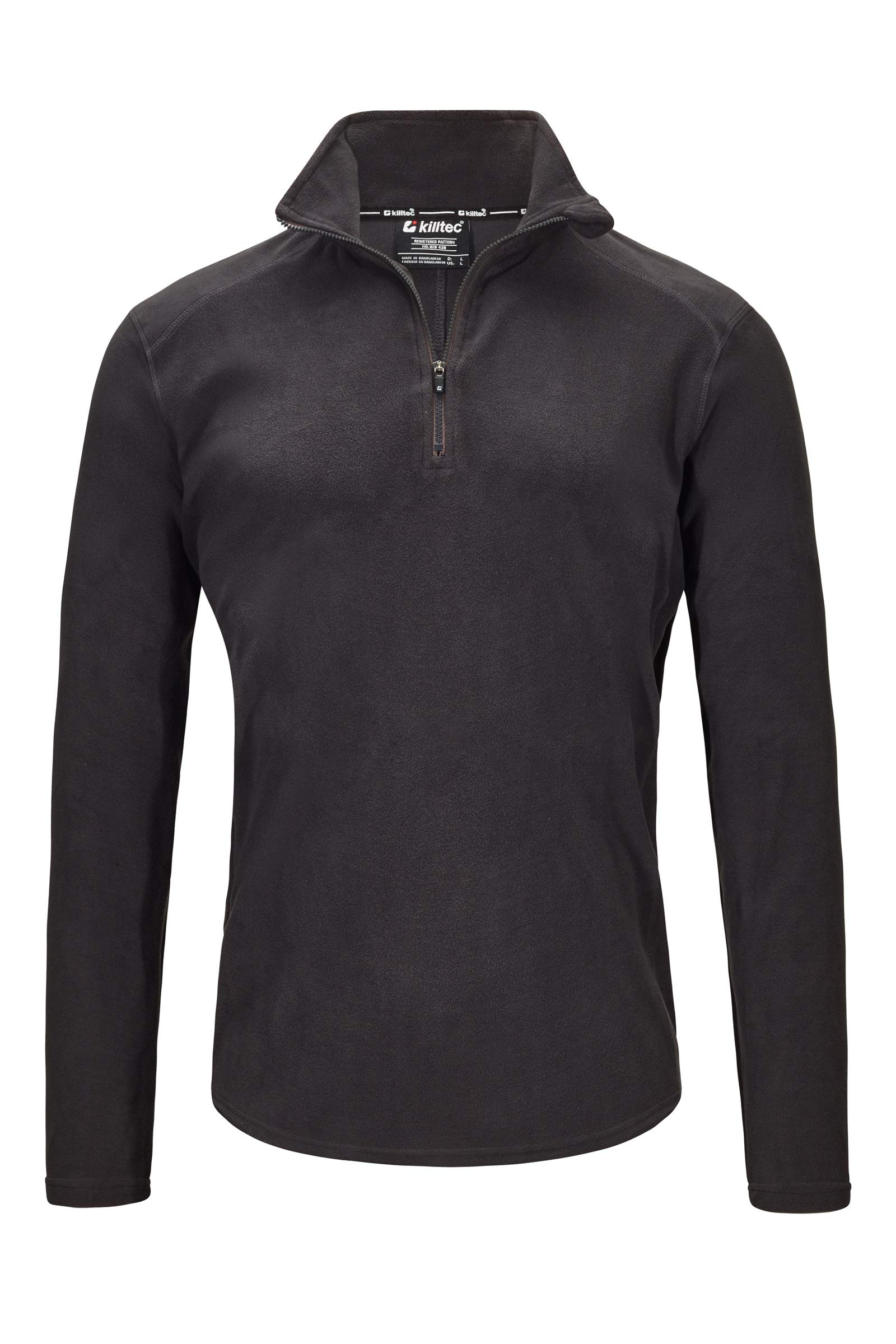 killtec Men Fleece Pullover Thônes, Color:Dark