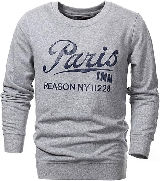 Amazon Co Jp Joker メンズ トレーナー パリ スエット 部屋着 ネイビー 春 通学 通勤 デート 学校 トラベル 旅行 仕事 デート ショッピング オリジナルブレスレット付 Sb L グレー 服 ファッション小物