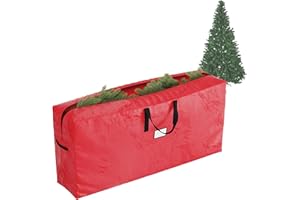 Christmas Tree Storage Bag, Fits up to 9 Foot Artificial Tree, Protects Holiday Decorations from Moisture & Damage by Elf Sto