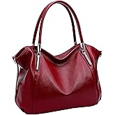HESHE Leather Shoulder Purses for Women Tote Handbags Top Handle Bags Designer Satchel Handbag Ladies Hobo Bag Crossbody Bags
