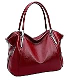 HESHE Soft Leather Handbags for Women Shoulder