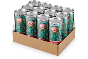 Fire Department Coffee - Nitro-Charged Shellback Espresso (Pack of 12) - Ready to Drink Cold Brew Coffee - Kosher - Arabica Coffee, No Artificial Flavors - 12x7 fl oz Cans