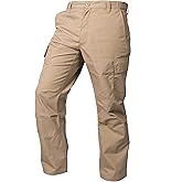 LAPG Men's Core Cargo Tactical Pants, Stretch Waistband, Lightweight & Durable Ripstop CCW Cargo Pants for Men