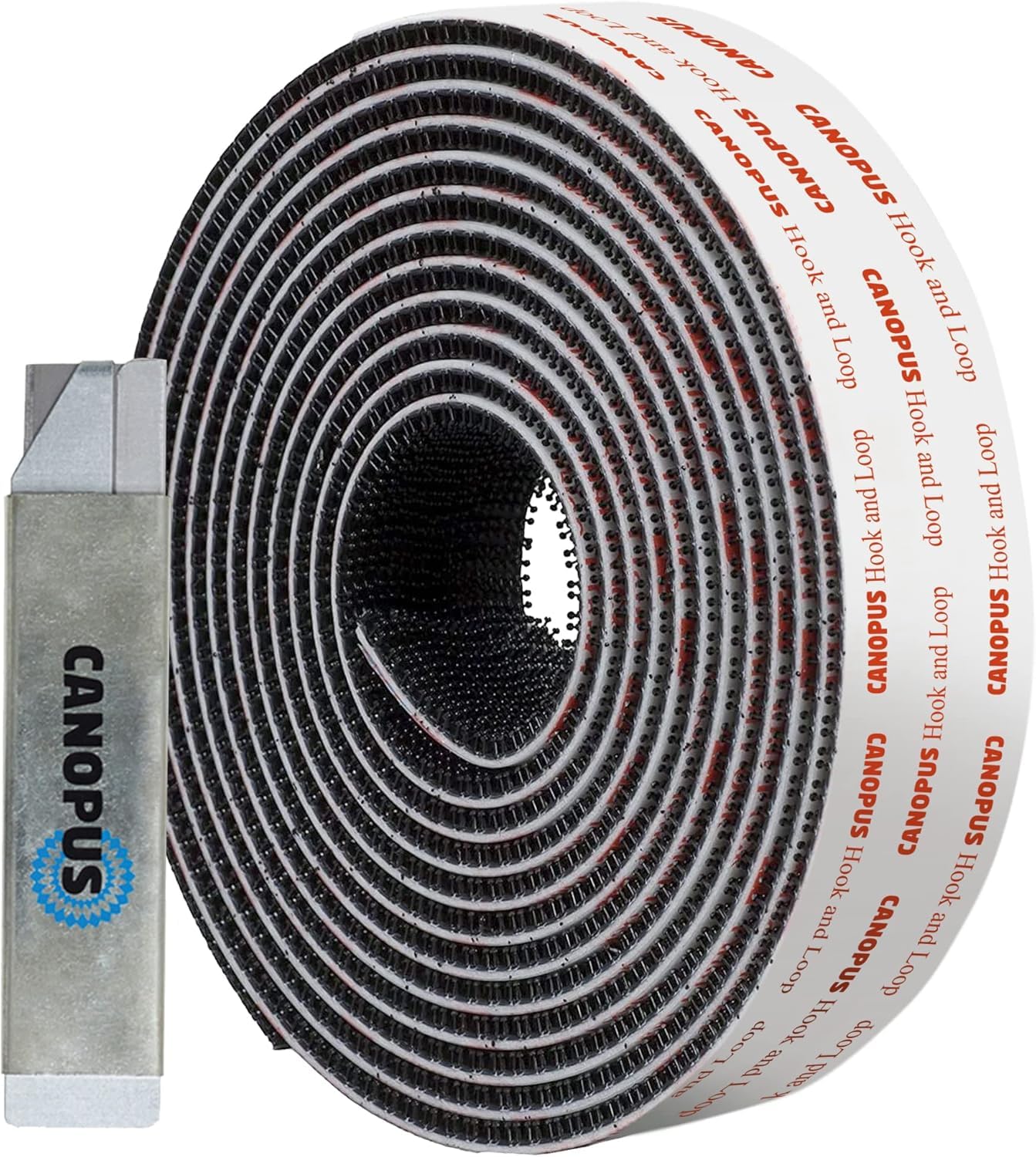 CANOPUS Dual Lock Tape SJ3550, 25.4mm x 2m, Heavy Duty Reclosable Fastener (5X Stronger Than Hook & Loop Tape) Waterproof Mounting Tape, Black