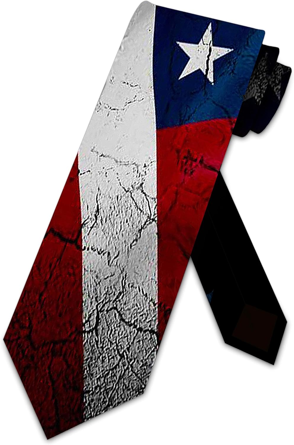 Flag Ties Patriotic Mens Distressed American US Flag
