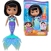 Dora, Mer-Mazing Adventure Dora, Color Changing Mermaid Doll with 2 Accessories, Kids Toys for Girls & Boys Ages 3 and Up
