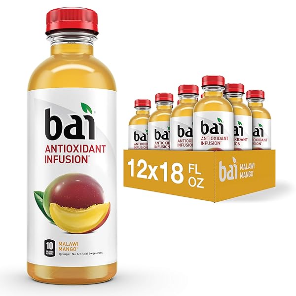 BAI FLAVORED WATER, MALAWI MANGO, ANTIOXIDANT INFUSED DRINKS,...