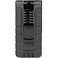 Xikar Tactical Powerful Triple Jet Flame Lighter with Pocket Clip, Engineered for Performance, Removable Pocket Clip, Angled Jet Flames, Ergonomic Metal Body, Black