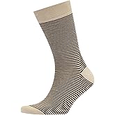 VRD Mens Dress Socks, Bamboo Rayon 1-Pack, Beige, Tan, Light Bown Crew Length Mid-Calf Socks for Men Shoe Size 8-13