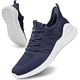 Socviis Mens Slip On Running Shoes Athletic Walking Trainers Lightweight Breathable Mesh Tennis Sneakers