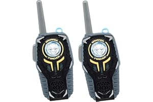 ekids Black Panther Wakanda Forever Toy Walkie Talkies for Kids, Static Free Indoor and Outdoor Toys for Boys Aged 3 and Up