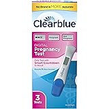 Clearblue Digital Pregnancy Test with Smart Countdown, 3 Pregnancy Tests