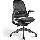 Steelcase Series 1 Office Chair - Ergonomic Work Chair with Wheels for Carpet - Helps Support Productivity - Weight-Activated