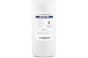 Hydronix SDC-45-1001 Whole House or Commercial NSF Polypropylene Sediment Water Filter Cartridge 4.5" x 10" - 1 Micron