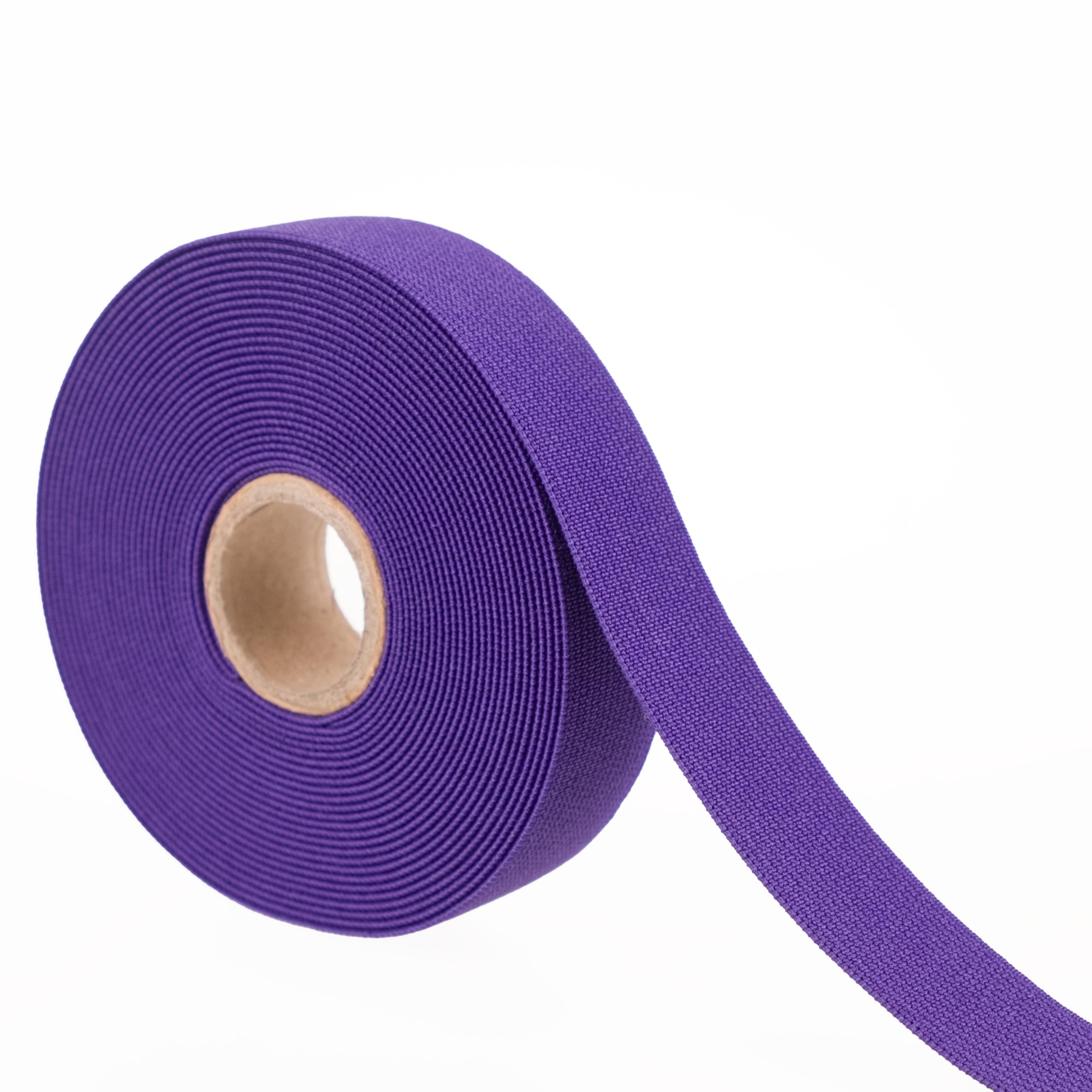 Coloured Elastic for Sewing, 20mm Sewing Elastic, Woven Type, 5 Metres (Purple)