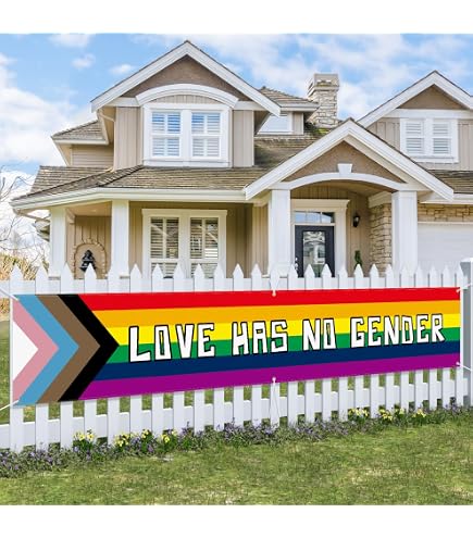 Honey Dew Gifts Hofschild „All Are Welcome Here“ – 22,9x20,3 Cm, Wasserdicht, Mit Metall-Pfahl