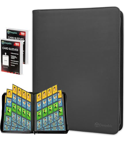 Rayvol 2300 Pocket Trading Card Binder, 36-Pocket Ringless Binder for TCG