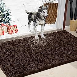 IM HOME Chenille Absorbent Outdoor Doormat 36" x