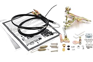 PIERCE MANIFOLDS High Performance Weber DCOE Throttle Linkage Kit with Dual Cables PM15L52