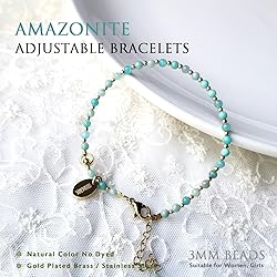 Morchic Green Amazonite Natural Gemstone Adjustable