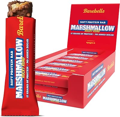 Barebells Protein Bars Rocky Road 12 Count 17g High Protein Sugar Free