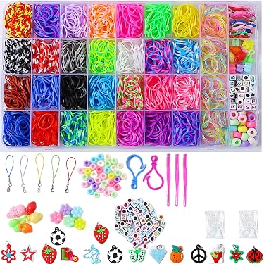 COHEALI 3-Piece Bracelet Weaving Loom Kit - Braiding Board For Kids & Beginners, Includes Beads & Tools - View #13
