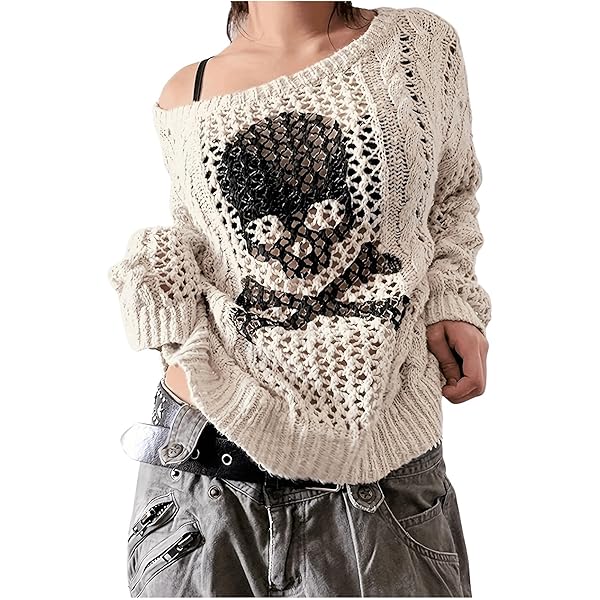Gal Moda A60 Kids Womens Gothic Open Cardigan Skull Plus Size