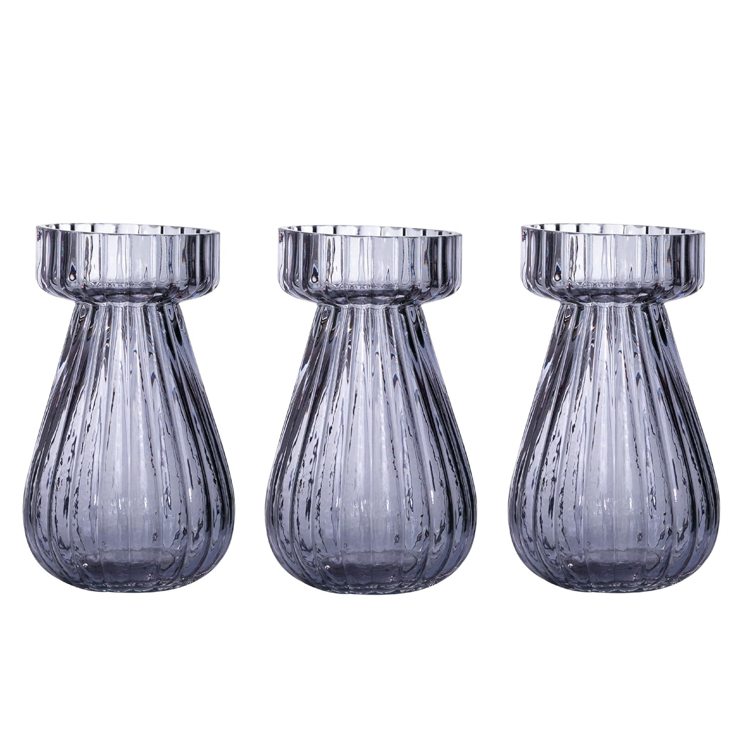Glass vase Hyacinth glass 14 cm Flower vase Hyacinths Table vase Deco