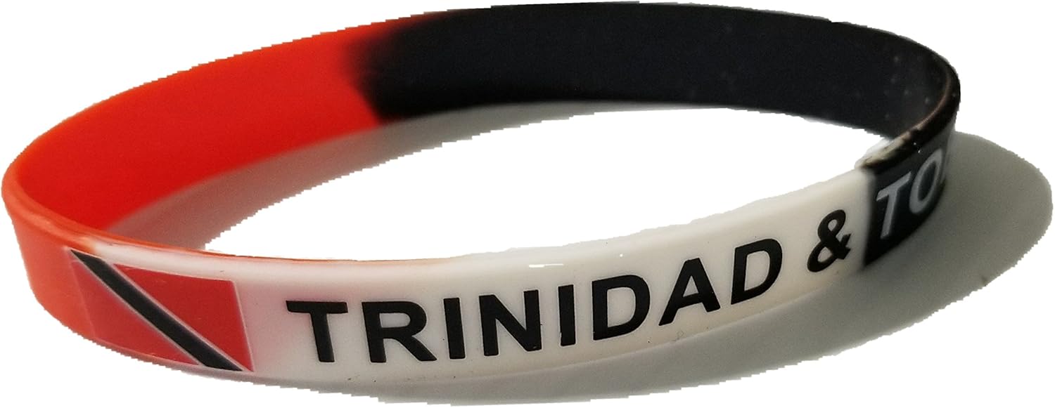 BUNFIREs Women Men Trinidad and Tobago Flag Silicone