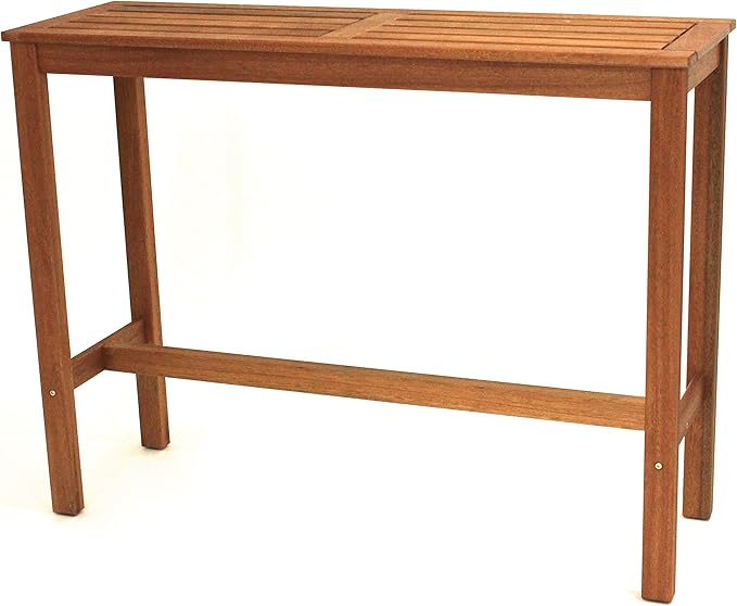 Langer Naturholzmobel Stehtisch Massiv 125 X 41 Kuche Hochtisch Flur Beistelltisch Eukalyptus Bartisch Theke Jardim Fsc N002524 Tisch Massivholz Konsolentisch Amazon De Kuche Haushalt