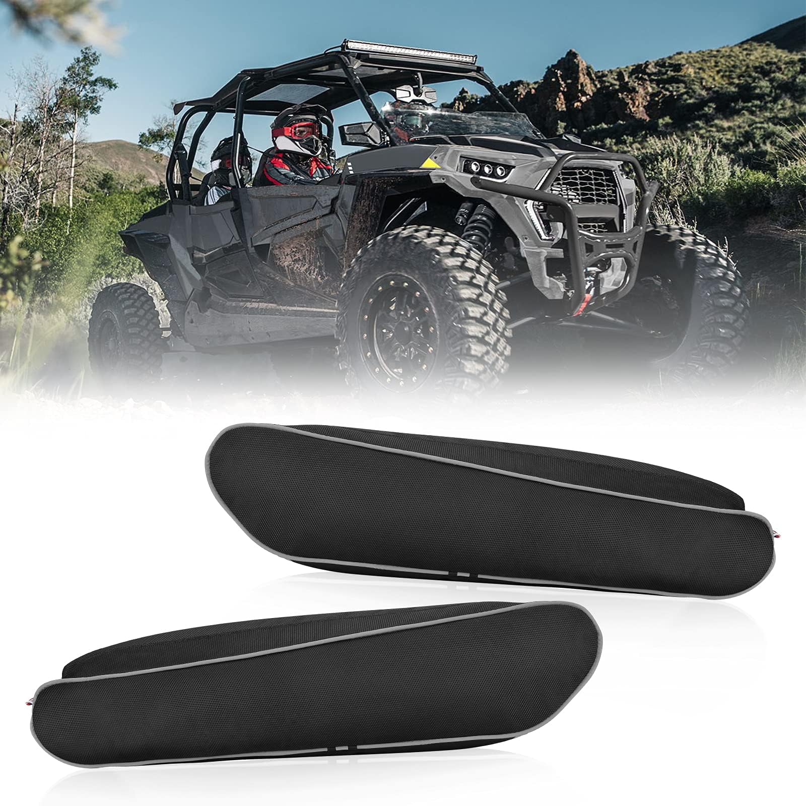 Photo 1 of KEMIMOTO XP 1000 Rear Bed Gear Tool Bags Rear Corner Bags 1680D UTV Storage with Reflective & Water-Resistant Zippers Compatible with Polaris RZR XP 1000, XP 4 1000, RZR Turbo 2024 2023 2022-2014 2pcs
