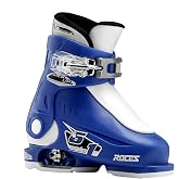 ROCES IDEA UP Adjustable Ski Boots for Kids &ndash; Youth &amp; Toddler Ski Boots with Single Buckle &ndash; Expandable Downhill Ski Boots for Growing Feet &ndash; Girls &amp; Boys Sizes