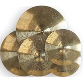 HAIRIESIS Cymbal Exquisite Alloy Cymbal Set 14"/16"/18"/20" 5 Pieces Drum Cymbal Drum Practice Cymbals
