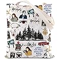 ENSIANTH Movie Inspired Gifts Edward's Girl Gift Forks Washington Gift Vampire Lover Tote Bag City Of Forks Gifts