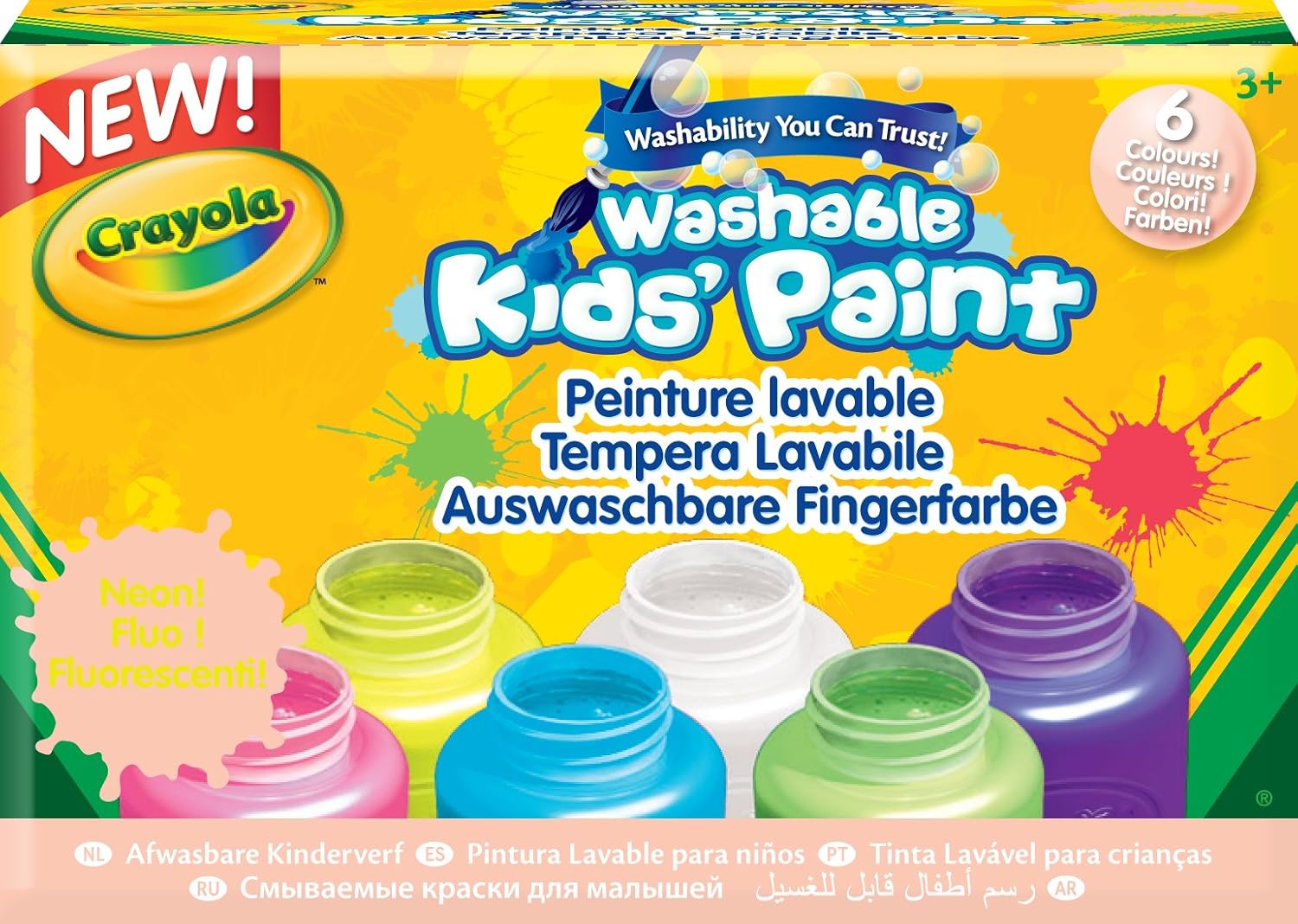 
Crayola Washable Kids neon paint