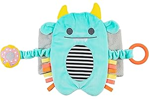 Dr. Brown's Gripebelt Heated Belly Band, Soothe Baby's Tummy with Gentle Warmth and Compression, Monster, 3m+, Blue