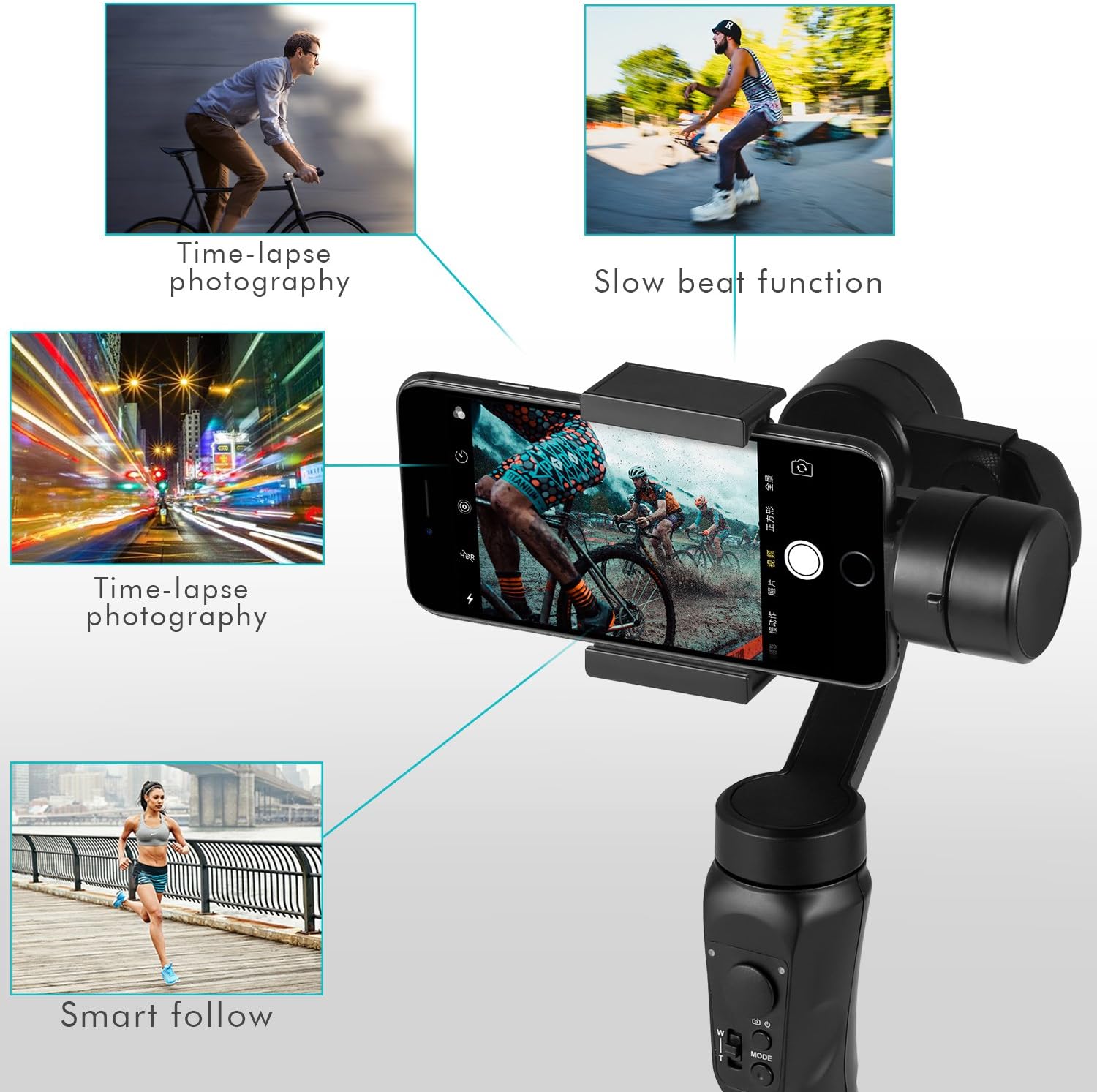 3Axis Handheld Gimbal Estabilizador Stabilizer for Smartphone Like