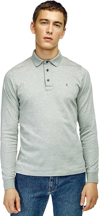 polos manga larga hombre amazon