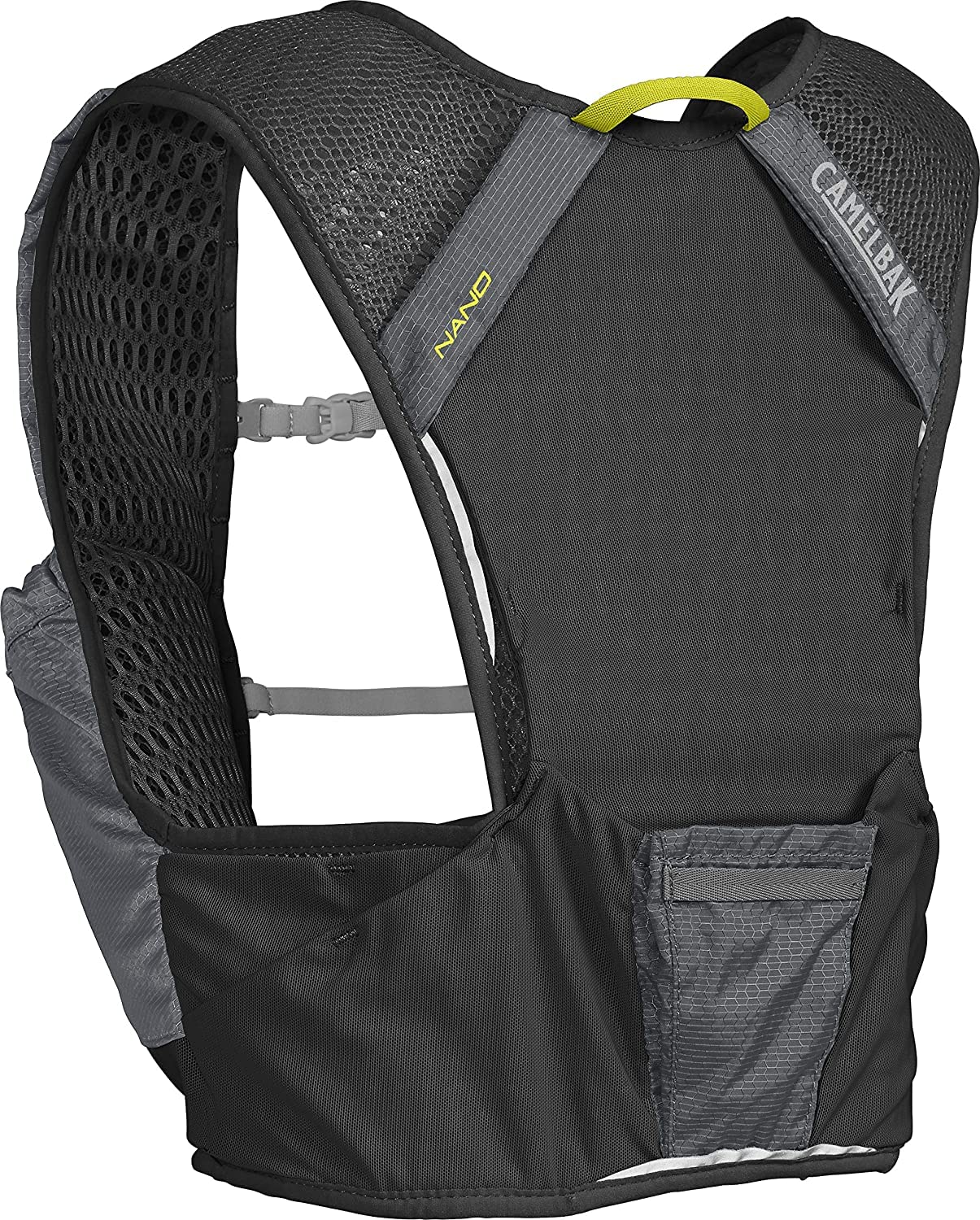 CAMELBAK Nano Vest 34oz Graphite/Sulphur Spring Running West - 001 Black/Grey, M