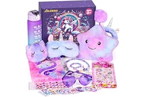 64pcs Unicorn Gifts Toys for Girls Kids Toys Party Favors 5 6 7 8 9 10+ Years Old Halloween Thanksgiving Christmas Birthday G