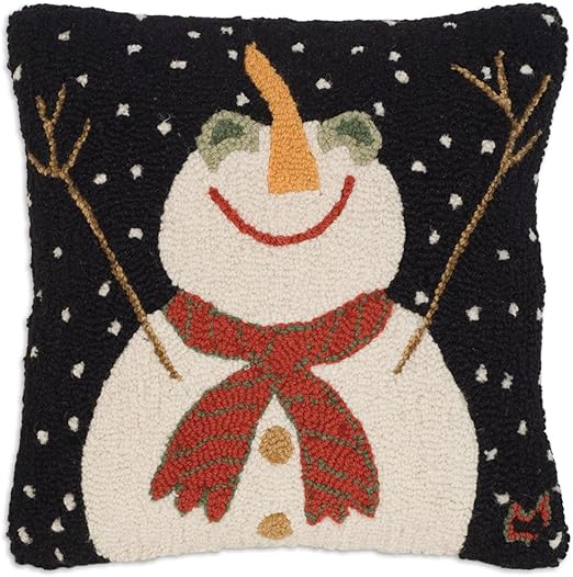 Amazon Com Chandler 4 Corners Let It Snow 18 Pillow Home Kitchen