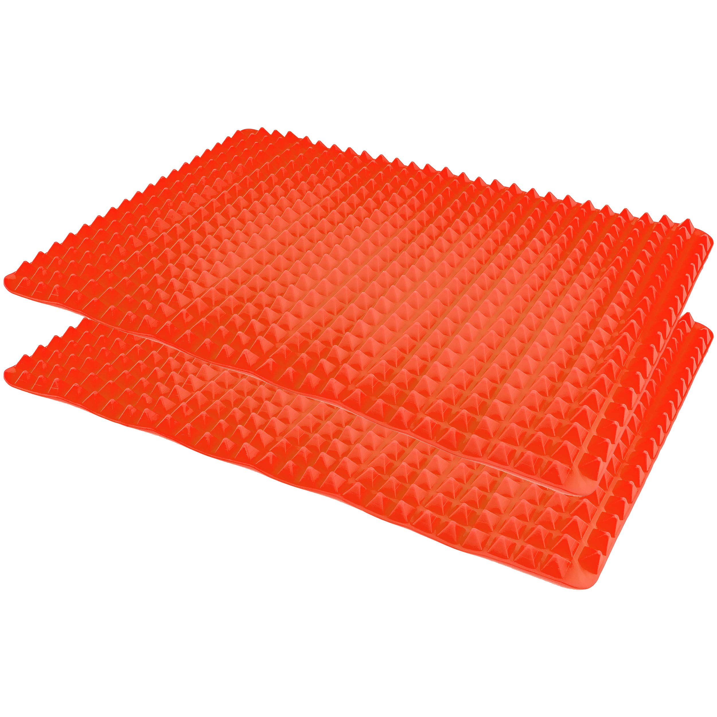 Southern Homewares Healthy Homewares Silicone Baking Sheet, Red Set of 2, 15.88 x 11.31 x 0.4 cm
