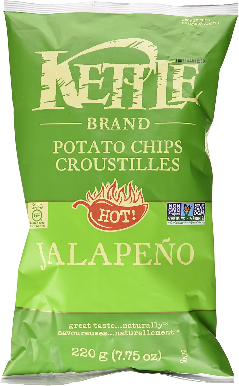 Kettle Chips Jalapeno Chips, 220 Gram Amazon.ca Grocery