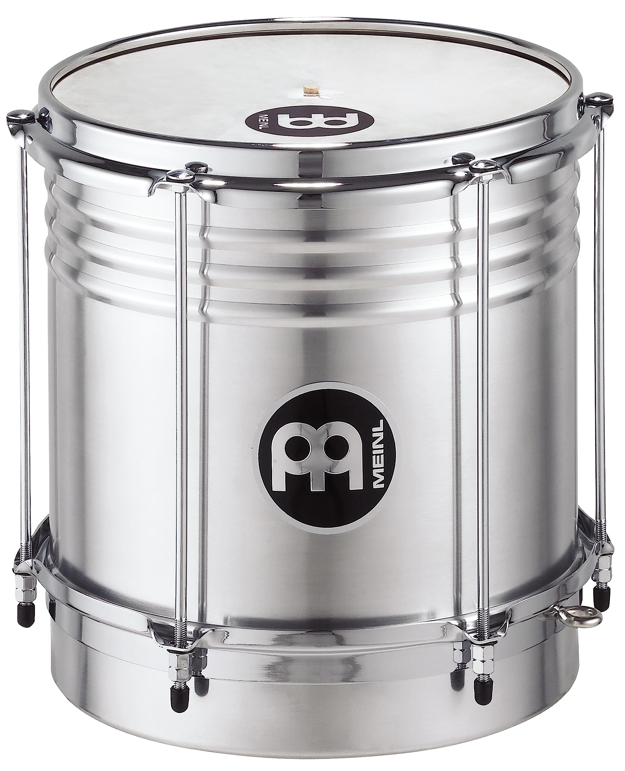 Meinl Percussion Aluminum Series Cuica - Very Small Hand Drum with Goat Skin - 10 Inches Height - Aluminum, Silver (QW10) — image 1