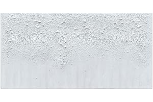 Empire Art Direct Abstract Wall Art Textured Hand Painted Canvas by Martin Edwards, Unframed, 24" x 48", White Snow A
